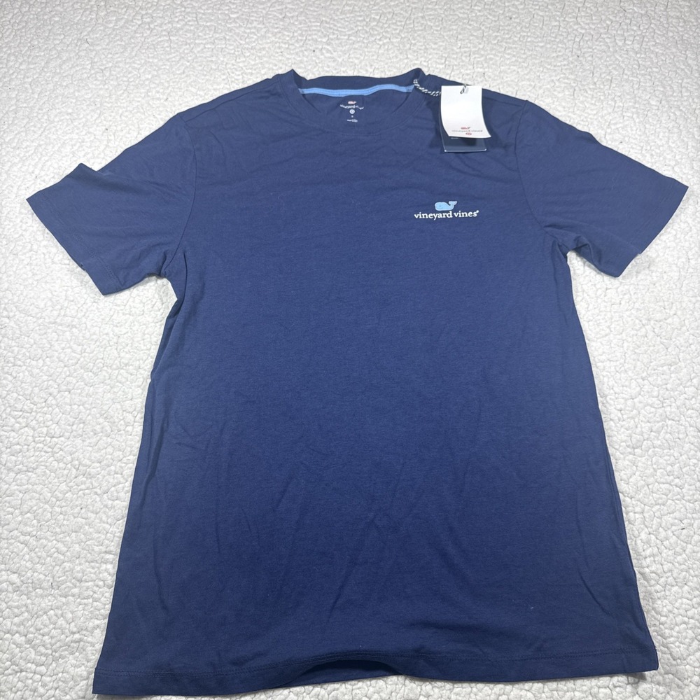 Men's Vineyard Vines t-shirt Short Sleeve navy blue men's size S 2019 release